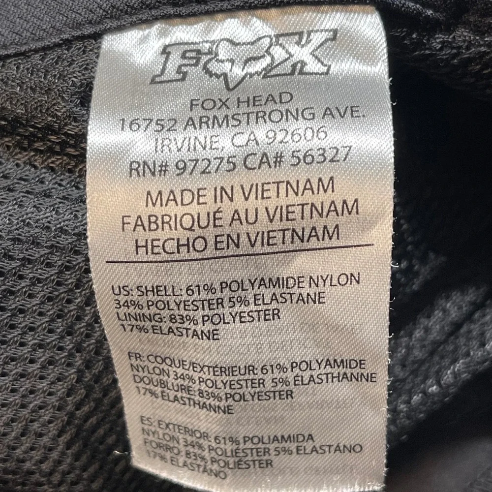 Fox Racing Ranger‎ Mens Black Mountain Bike MTB Shorts Size 30 Ripstop